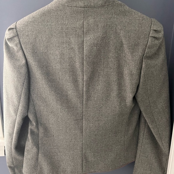 Vintage gray wool jacket 10 - Picture 4 of 4